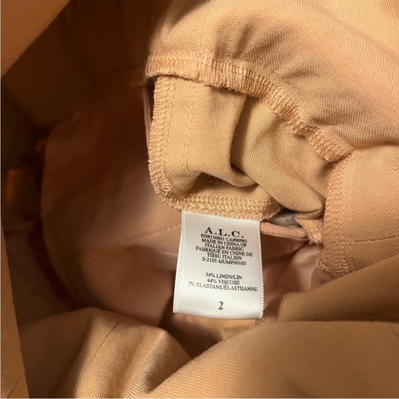 A.L.C. Cyprus Linen Jumpsuit Rose Ash 2 - Picture 9 of 9